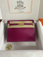 Hi GXX[p[Rs[@HERMES P[_X 22cm@[Yp[v@Go[J[@S[h Kellydanse2036