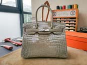 �G�����X���X�̃X�[�p�[�R�s�[ HERMES �o�[�L�� 30cm �N���R�_�C�� �|���T�X �O���g�D�[���g�D���[�� (�g�D���e�B�[���O���[) �V���o�[����yG���z