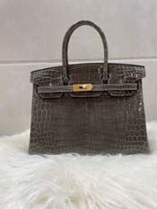 �G�����X���X�̃X�[�p�[�R�s�[ HERMES�@�o�[�L�� 25cm�@�N���R�_�C�� �|���T�X�@�O���g�D�[���g�D���[��(�g�D���e�B�[���O���[)�@�S�[���h����yG���z