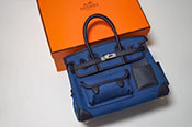 �G�����X�R�s�[�ʔ� HERMES �o�[�L�� �J�[�S 35cm�@�g�����A�b�V���~�X�C�t�g�@�u���[�G�W�F�~�l�C�r�[�@�V���o�[���� G��
