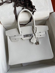 �G�����X�R�s�[�����ʔ� HERMES �n���h�o�b�O �o�[�L��30�@�z���C�g�@ ���H�[�G�v�\���@�V���o�[���� G��