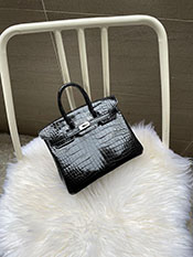 �G�����X�R�s�[�ʔ� HERMES �o�[�L�� 25cm�@�N���R�_�C�� �j���e�B�J�X�}�b�g�@�u���b�N�@�V���o�[���� G�����g�p