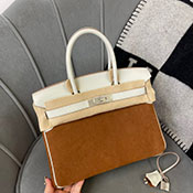 ���������̃G�����X�R�s�[ HERMES �n���h�o�b�O �o�[�L��30 �^�b�`�@�S�[���h/�i�^�@���H�[�x���A/�X�C�t�g�@�V���o�[����yG���z