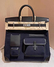 ���������̃G�����X�R�s�[ HERMES�@�o�[�L�� �J�[�S 40cm�@�u���[�j���C�~�u���b�N�@�g�����A�b�V���~�X�C�t�g�@�V���o�[����yG���z