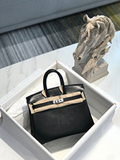 ���������̃G�����X�R�s�[ HERMES�@�o�[�L��25cm�@�{�b�N�X�J�[�t�@�u���b�N�@�V���o�[����yG���z