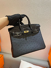 �G�����X���X HERMES�@�o�[�L�� 25cm�@�u���b�N�@�N���R�_�C�� �j���e�B�J�X/�I�[�X�g���b�`�@�S�[���h���� �G�����X�o�[�L��25�R�s�[�y2026�N�ŐV�Łz